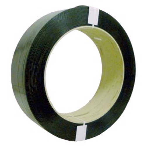 5/8 x .040 x 3215' PET Green Strapping Machine Grade 24 rolls per pallet