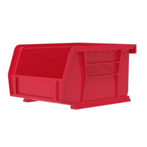 30210 5-3/8" x 4-1/8" x 3" Red Hanging & Stacking Bin