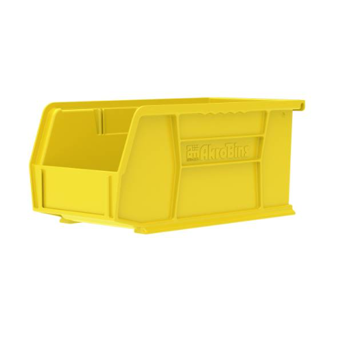 30230 10-7/8" x 5-1/2" x 5" Yellow Hanging and Stacking Bin