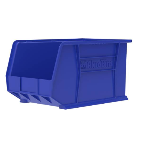 30260 18" x 11" x 10" Blue Hanging and Stacking Bin