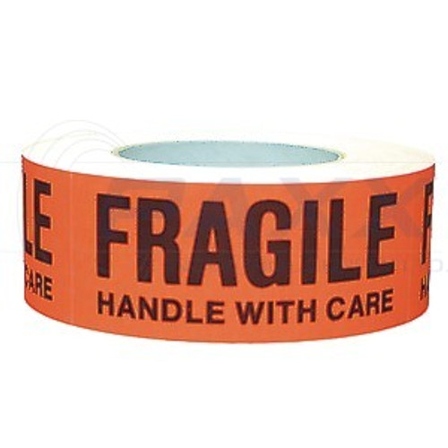 FRAGILE HANDLE WITH CARE 2" x 5" Label
