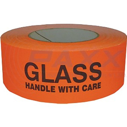 GLASS HANDLE WITH CARE 2" x 5"  Label