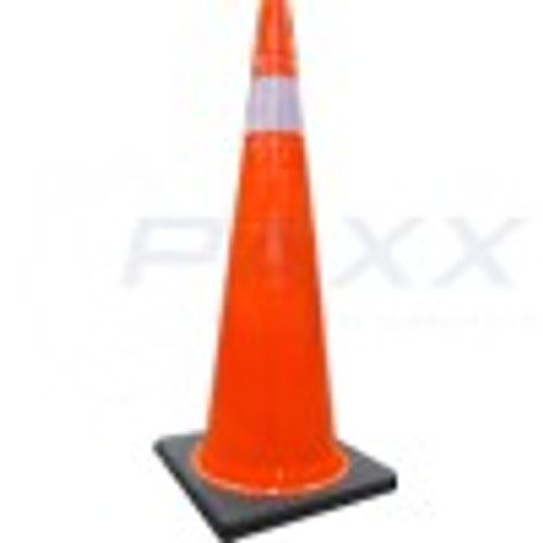 36" Cone Traffic Flourescent Orange Reflective Strip