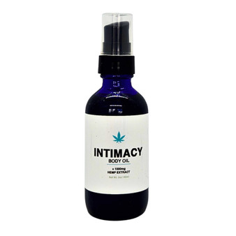 Warming Intimacy Oil with 1000mg Hemp Extract (CBD)