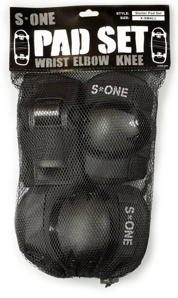 S1 Starter Pad Set, 2 wrist guards, 2 elbow and 2 knee pad