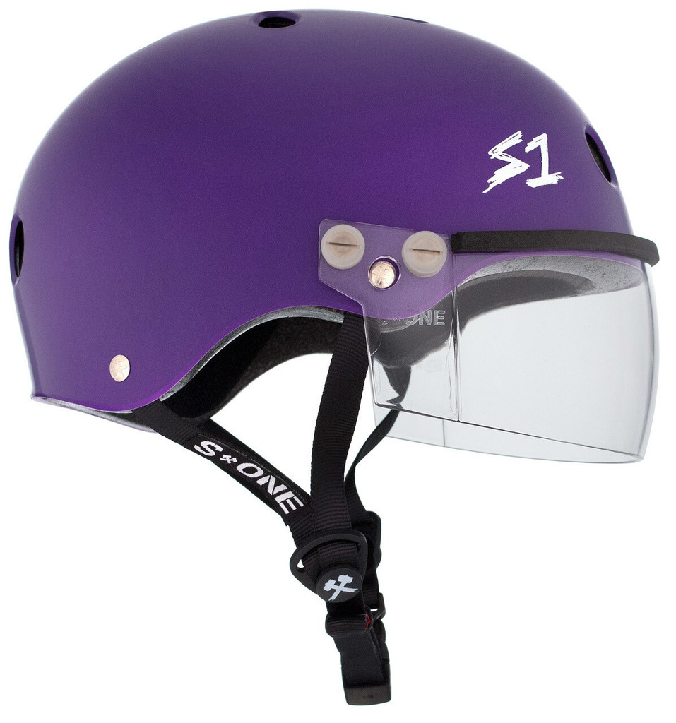 The Lifer w/ Visor Gen 2's new In Mold Mounting System will allow you to take the Visor on and off and replace if needed featuring a Strap Rivet hole for a flush and secure  mount.  Our patented "Cover Catcher" that will allow for multiple helmet covers to be easily put on and off without slipping up or flying off.