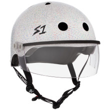 The Lifer w/ Visor Gen 2's new In Mold Mounting System will allow you to take the Visor on and off and replace if needed featuring a Strap Rivet hole for a flush and secure  mount.  Our patented "Cover Catcher" that will allow for multiple helmet covers to be easily put on and off without slipping up or flying off.