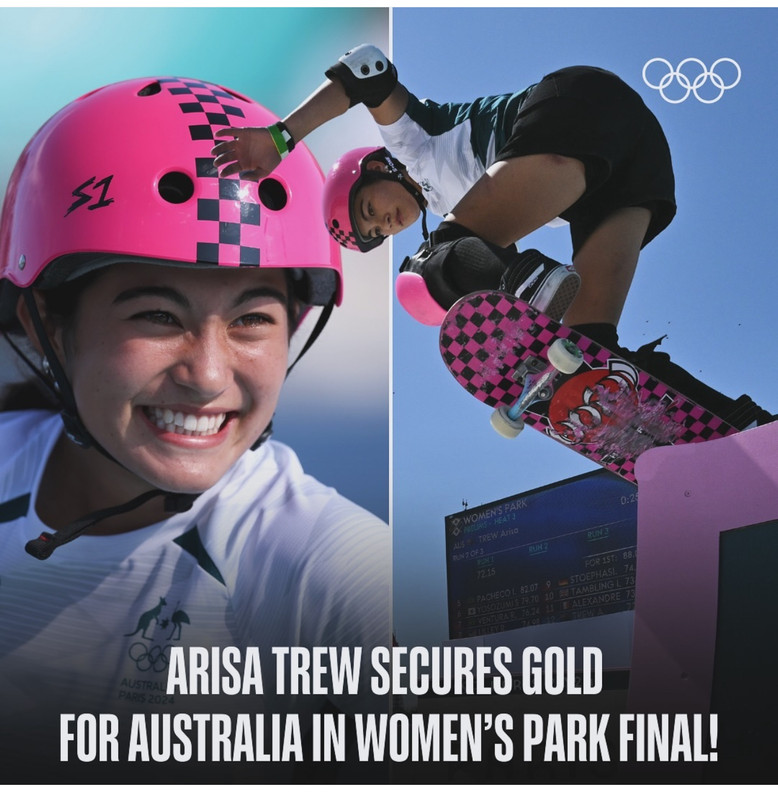 Arisa Trew Wins Gold at the Paris Olympics 2024