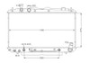 Radiator for Toyota RAV4 ACA20/21/22/23R 05/00-10/05 Auto Manual 01 02 03 04