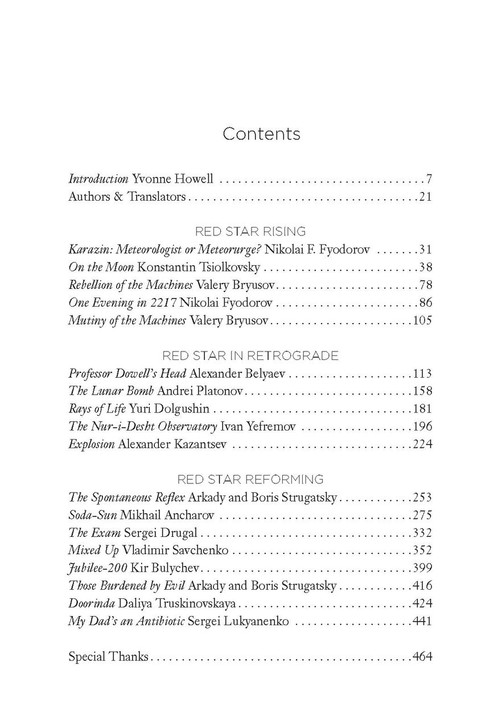 Table of Contents