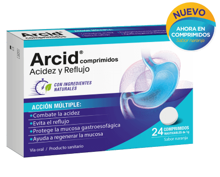ARCID ACIDEZ Y REFLUJO 24 COMPRIMIDOS MASTICABLES