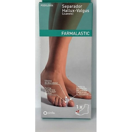 Separador dedo juanete (hallus valgus) farmalastic