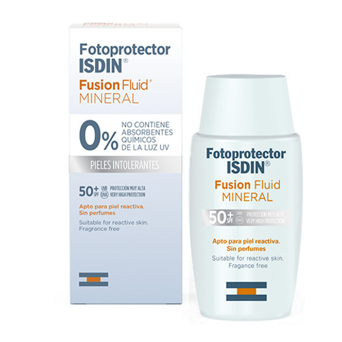 Isdin fotoprotector fusion fluid mineral SPF 50+ 50 mL