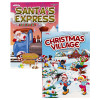 COLOR/ACTIVITY BOOK CHRISTMAS 2 ASST MADE IN USA PPD $4.95 IN FLOOR DISPLAY