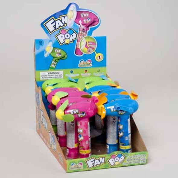 CANDY FILLED FAN POP 3 ASST FRUIT FLAVORS IN CNTR DISPLAY CANDY FILLED FAN POP 3 ASST FRUIT FLAVORS IN CNTR DISPLAY