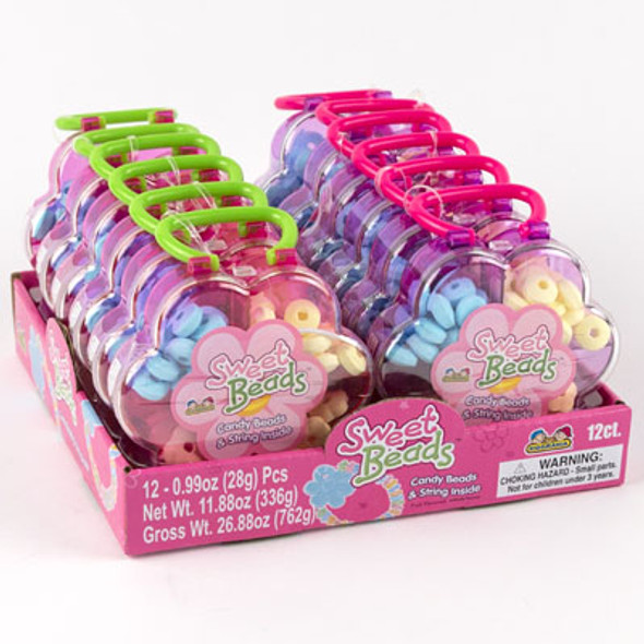 CANDY SWEET BEADS DIY JEWELRY W/DAISY CASE 2 ASST IN 12PC PDQ CANDY SWEET BEADS DIY JEWELRY W/DAISY CASE 2 ASST IN 12PC PDQ