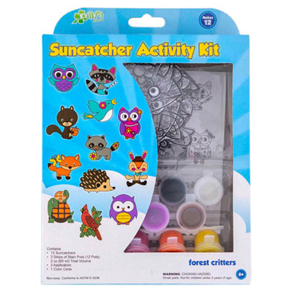 ACTIVITY KIT SUN CATCHER WOODLAND CRITTERS *9.99* KELLYS CRAFT BOXED ACTIVITY KIT SUN CATCHER WOODLAND CRITTERS *9.99* KELLYS CRAFT BOXED