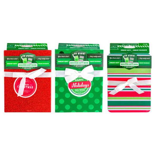 CHRISTMAS GIANT GIFT CARD BOX TIN ASSORTED DESIGNS $3.99 CHRISTMAS GIANT GIFT CARD BOX TIN ASSORTED DESIGNS $3.99