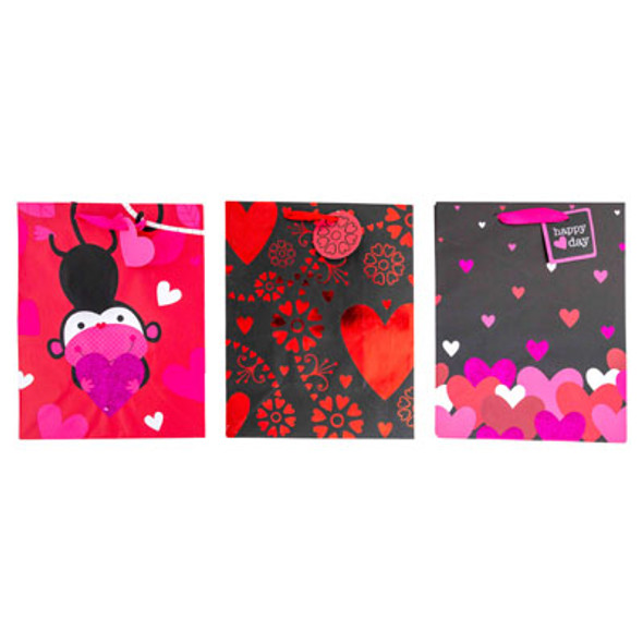 VALENTINE GIFT BAG ASST DESIGNS PP $2.99 VALENTINE GIFT BAG ASST DESIGNS PP $2.99