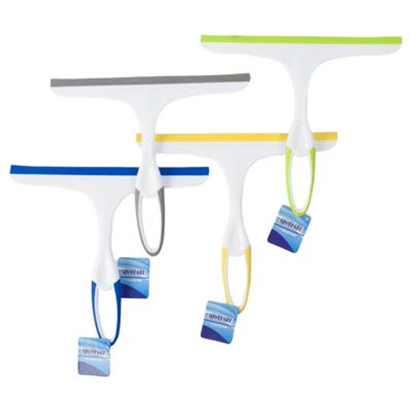 SQUEEGEE 9.5IN WHITE W/4AST COLOR TRIM BLADE/HANDLE CLEAN HT SQUEEGEE 9.5IN WHITE W/4AST COLOR TRIM BLADE/HANDLE CLEAN HT