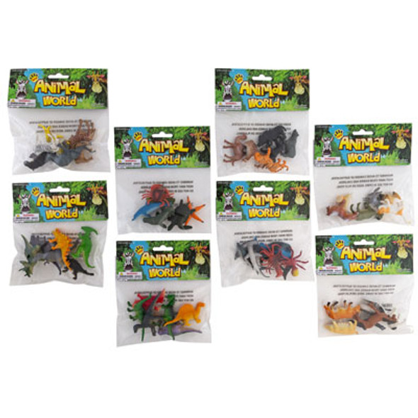 ANIMAL WORLD 6PK/8AST DINO/FARM/OCEAN /WILD ON 12PC MDSGSTP/PBSLV ANIMAL WORLD 6PK/8AST DINO/FARM/OCEAN /WILD ON 12PC MDSGSTP/PBSLV