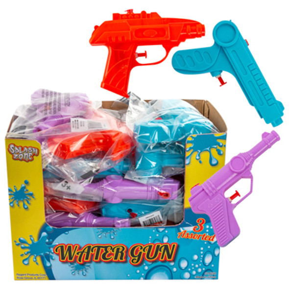 WATER GUN 3AST 6INPB/LAB IN 24PC PDQ WATER GUN 3AST 6INPB/LAB IN 24PC PDQ