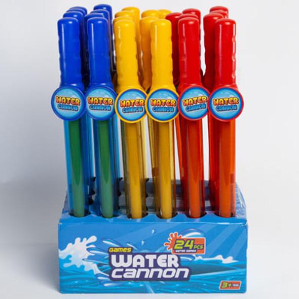 WATER BLASTER 14.5IN 3ASST COLOR IN 24PC PDQ/LABEL 3.7OZ WATER BLASTER 14.5IN 3ASST COLOR IN 24PC PDQ/LABEL 3.7OZ