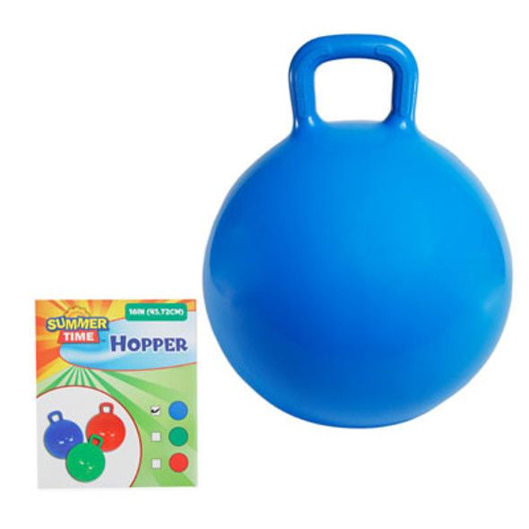 HOPPER 18IN INFLATABLE PVC 3AST COLOR/COLOR BOX HOPPER 18IN INFLATABLE PVC 3AST COLOR/COLOR BOX