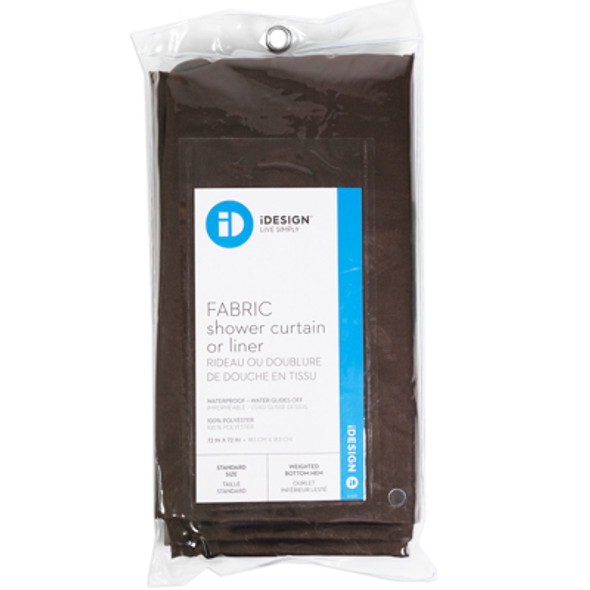 SHOWER CURTAIN LINER POLY CHOCOLATE 72x72 SHOWER CURTAIN LINER POLY CHOCOLATE 72x72