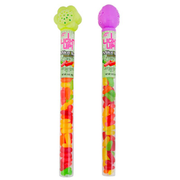 EASTER CANDY LIGHT UP EASTER TUBES W/MIKE & IKE 3 OZ EASTER CANDY LIGHT UP EASTER TUBES W/MIKE & IKE 3 OZ