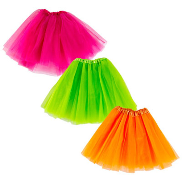 TUTU NEON TULLE 3AST COLORS CHILD/TEEN SIZE PINK/GRN/ORANGE HEADER CARD TUTU NEON TULLE 3AST COLORS CHILD/TEEN SIZE PINK/GRN/ORANGE HEADER CARD