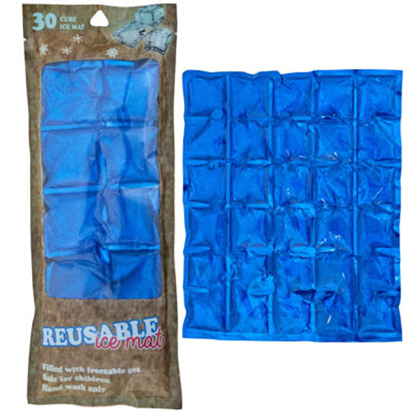 ICE MAT REUSABLE 9.84X11.81IN 30PC DIVIDED SQUARES HEATSEAL BAG