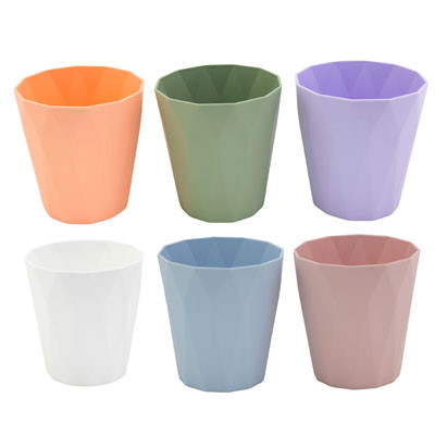 PLANTER PLASTIC 6AST EMBOSSED DIAMOND 5 DIA X 5.5 H UPC LABEL