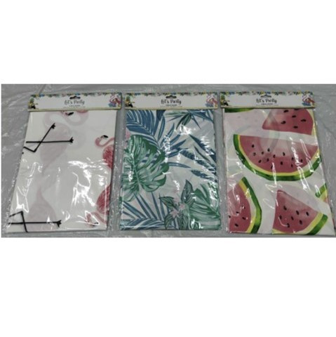 TABLE COVER PEVA 52 X 70IN 3AST SUMMER PRINTS PBH