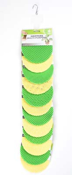 GRIPPERS MULTI-PURPOSE 4PK/5.5IN ROUND 2 AST COLOR/12PC MERCHSTRIP NO AMAZON SALES GRIPPERS MULTI-PURPOSE 4PK/5.5IN ROUND 2 AST COLOR/12PC MERCHSTRIP NO AMAZON SALES