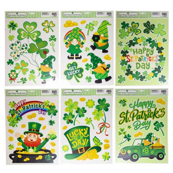 WINDOW CLING ST.PAT 6AST 4C PRINTS ST PAT HDR WINDOW CLING ST.PAT 6AST 4C PRINTS ST PAT HDR