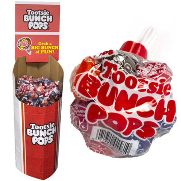 LOLLIPOP TOOTSIE ROLL 8CT BUNCH POP IN DISPLAY LOLLIPOP TOOTSIE ROLL 8CT BUNCH POP IN DISPLAY