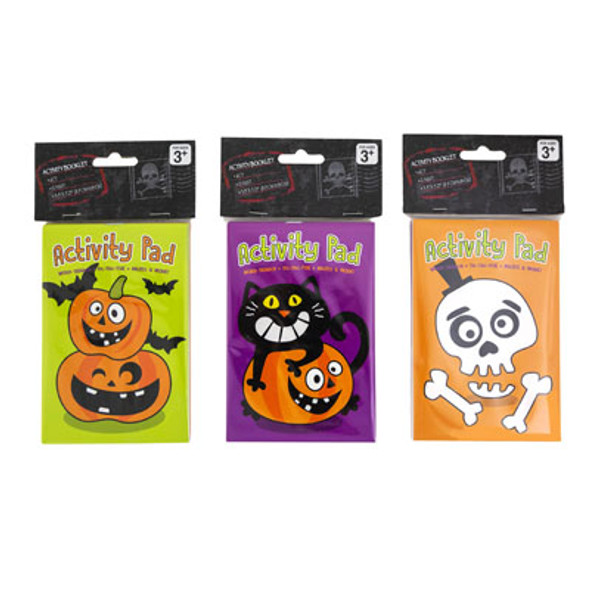 ACTIVITY BOOKLET HALLOWEEN 6CT 16PG 2AST PER PACK/PBH3.5 X 5.25IN