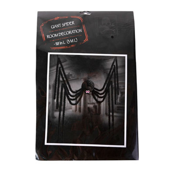 SPIDER ROOM DECORATION GIANT HONEYCOMB W/118IN LEGS PB/INSERT