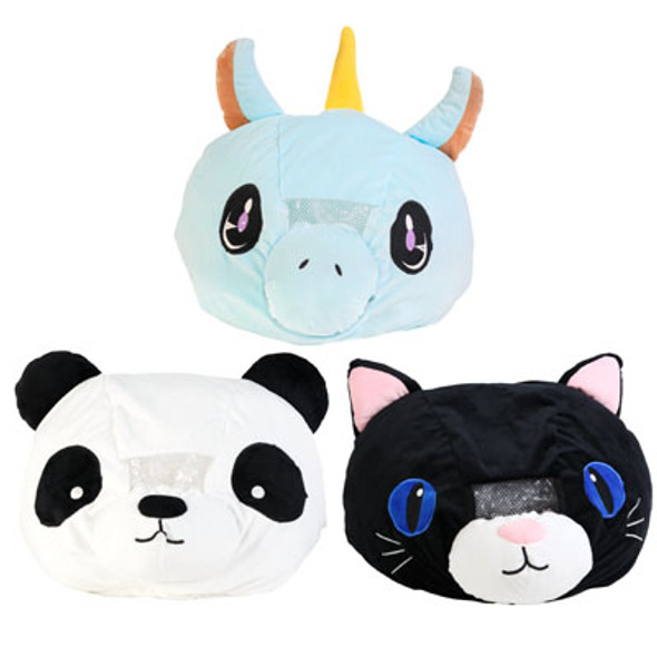 GIANT COSTUME HEAD STUFFED 3AST PANDA-UNICORN-CAT HANGTAG/JHOOK AGES 14+ GIANT COSTUME HEAD STUFFED 3AST PANDA-UNICORN-CAT HANGTAG/JHOOK AGES 14+