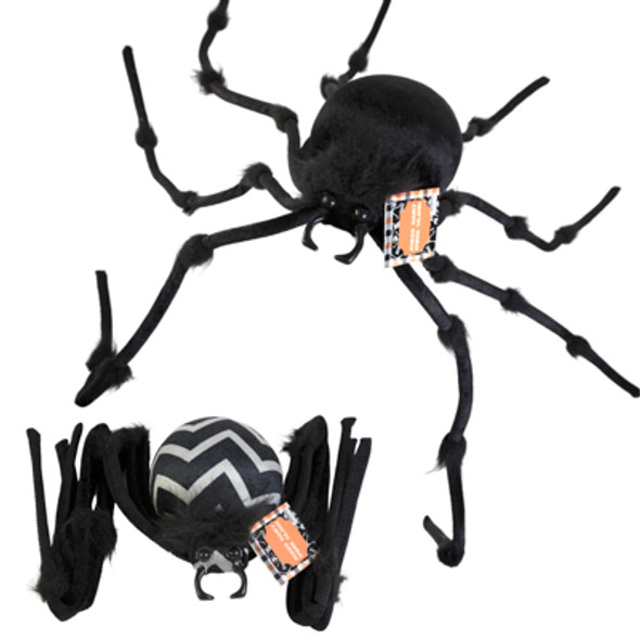 SUPER JUMBO HAIRY SPIDER 50.39IN 2AST JHOOK/HT
