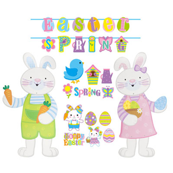 CUTOUTS/BANNERS EASTER/SPRING 6AST 6CT/6FT/36IN JOINTED EASTER PBH CUTOUTS/BANNERS EASTER/SPRING 6AST 6CT/6FT/36IN JOINTED EASTER PBH