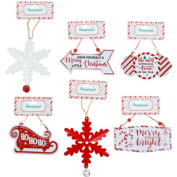ORNAMENT METAL WITH WOOD BEADS OR BELL 6AST XMAS HEADER CARD ORNAMENT METAL WITH WOOD BEADS OR BELL 6AST XMAS HEADER CARD