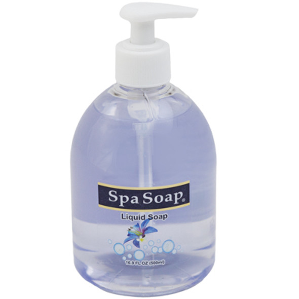 SOAP LIQUID 16.9OZ CLEAR SPASOAP PUMP