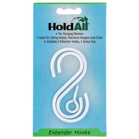 EXTENDER HOOKS WHITE BLISTERCARD/PEGGABLE EXTENDER HOOKS WHITE BLISTERCARD/PEGGABLE