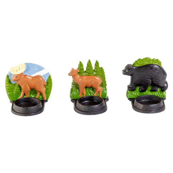 WILDERNE CANDLE HOLDER ASSORTED ANIMALS