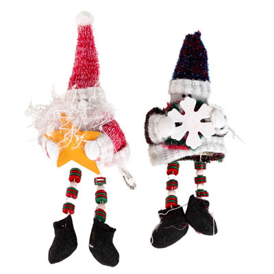 KNITTED CHRISTMAS ORNAMENT ASSORTED DESIGN