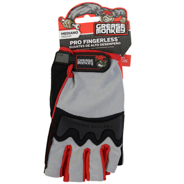 GLOVES PRO FINGERLESS MEDIUM GREASE MONKEY SELL IN USA ONLY GLOVES PRO FINGERLESS MEDIUM GREASE MONKEY SELL IN USA ONLY
