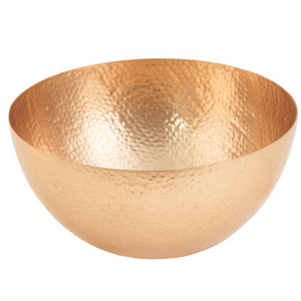 SERVING FINISH BOWL LARGE ROUND HAMMERED PENNY COPPER PP$75.00 SERVING FINISH BOWL LARGE ROUND HAMMERED PENNY COPPER PP$75.00