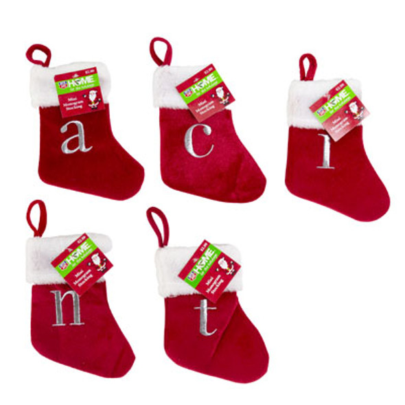 MINI MONOGRAM STOCKING